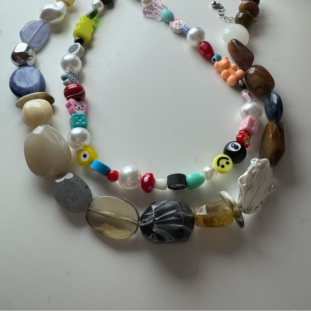 BUNDLE Multicolor Beaded Women's Necklaces - Picture 3 of 5